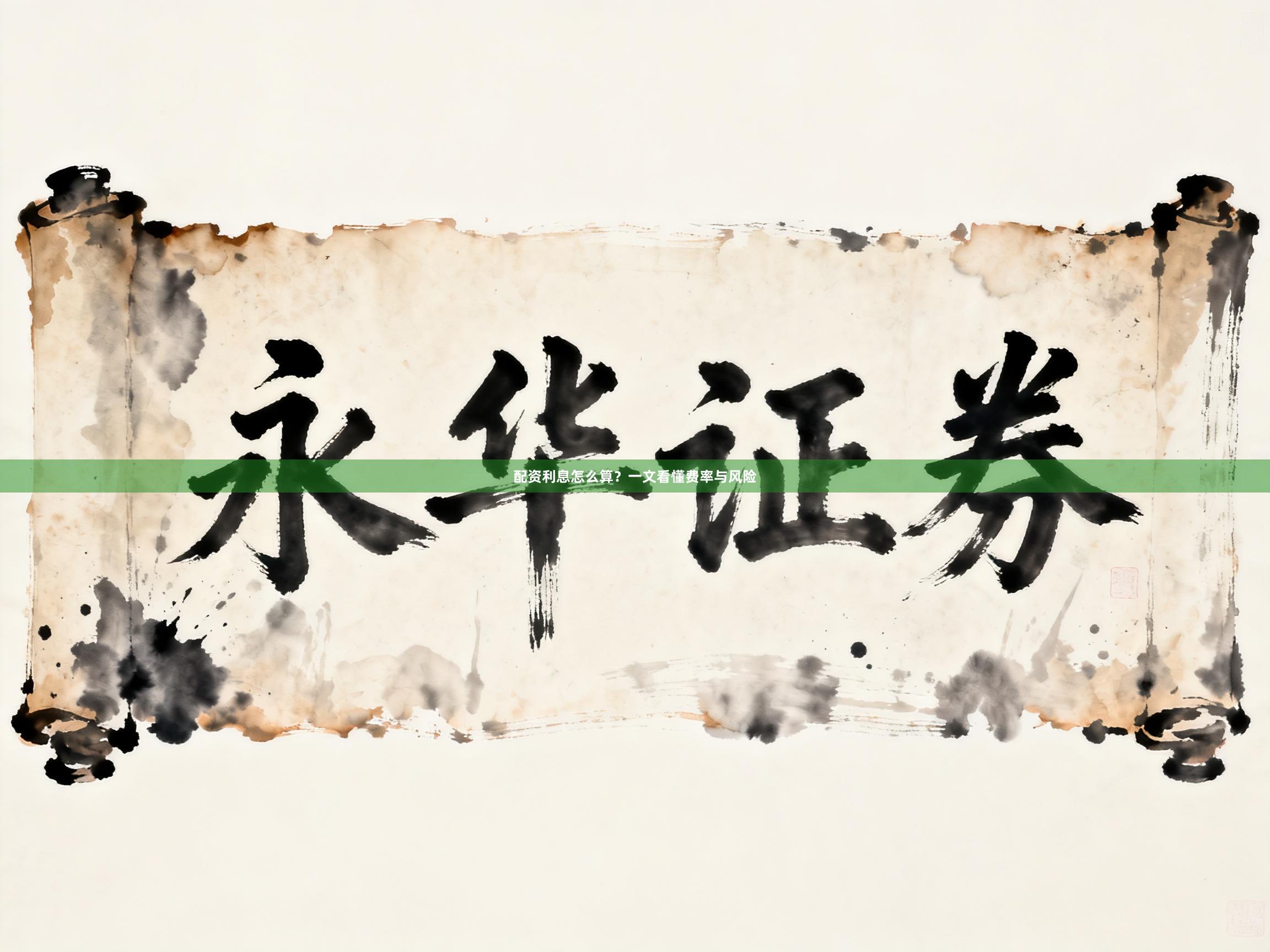 配资利息怎么算？一文看懂费率与风险